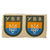 Original German WWII Ukrainian Liberation Army YBB German Foreign Volunteers Sleeve Shield - Українське Визвольне Військо Original Items