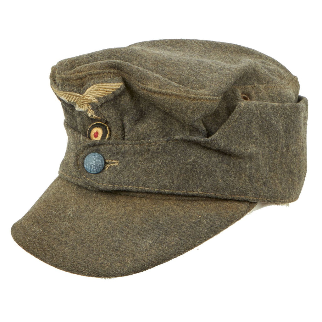 Original German WWII Luftwaffe M43 Einheitsmütze Field Cap with RBNr. Marking - size 58 1/2 Original Items