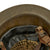 Original U.S. WWI M1917 Textured Paint Doughboy Helmet with SBR Gas Mask & Filter in Bag Original Items