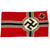 Original German WWII 100cm x 170cm Battle Flag by Neue Augsburger Kattunfabrik - Reichskriegsflagge Original Items
