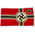 Original German WWII 100cm x 170cm Battle Flag by Neue Augsburger Kattunfabrik - Reichskriegsflagge Original Items