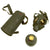 Original German Pre-WWII M30 2nd Model Size 3 Gas Mask with Filter, Canister, & Accessories - dated 1936 & 1937 Original Items