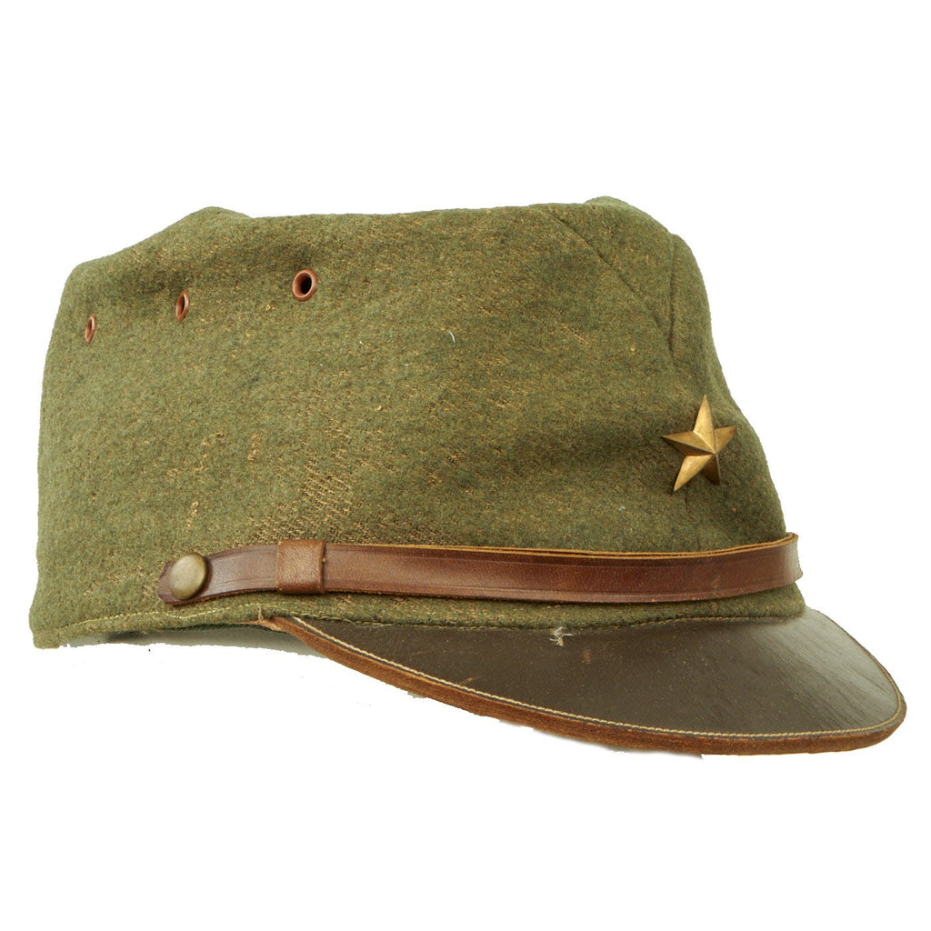 Original WWII Imperial Japanese Army Officer Private Purchase Wool Forage Cap Original Items