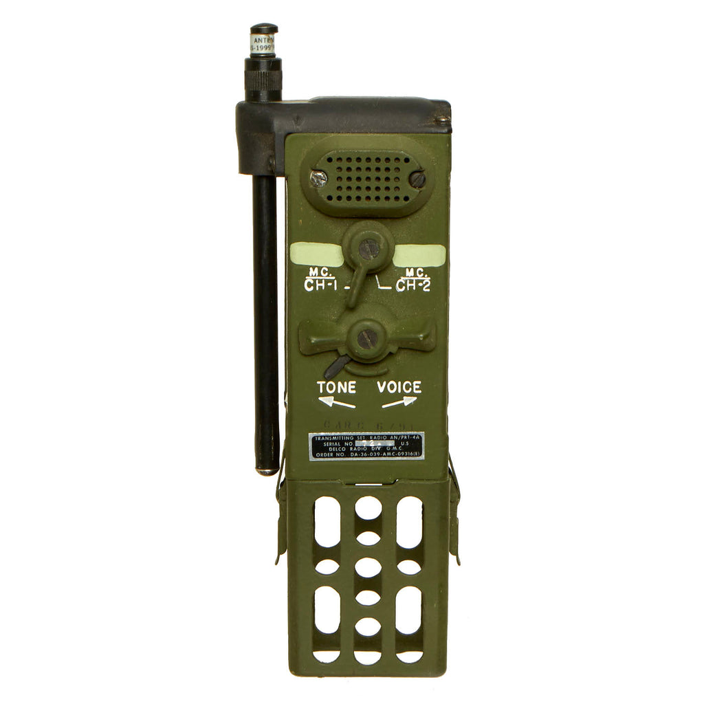 Original U.S. Vietnam War Hand Held AN/PRT-4A Radio Transmitter Original Items