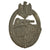 Original German WWII Silver Grade Panzer Assault Tank Badge by Hermann Aurich - Solid Version Original Items
