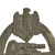 Original German WWII Silver Grade Panzer Assault Tank Badge by Hermann Aurich - Solid Version Original Items