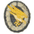 Original German WWII Luftwaffe Fallschirmjäger Paratrooper Embroidered Cloth Badge - Parachutist Badge Original Items
