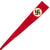 Original German WWII Large NSDAP Political National Pennant and Large NSDAP Flag Roundel - 2 Items Original Items