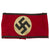 Original German Pre-WWII SS Member's Wool & Rayon Multi-Piece Armband with SS RZM Tag Original Items
