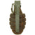Original U.S. WWII Inert MkII Pineapple Fragmentation Grenade with Yellow Ring Original Items