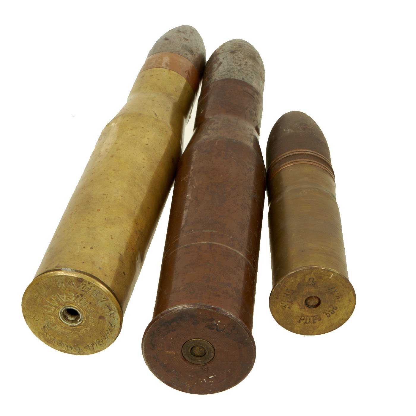 Original WWII Artillery Shell Collection - 15 Pieces – International ...