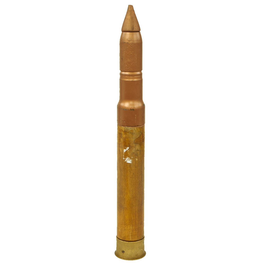 Copy of Original WWII U.S. Navy Gun 3 Inch Wooden MK6 Drill Round Original Items