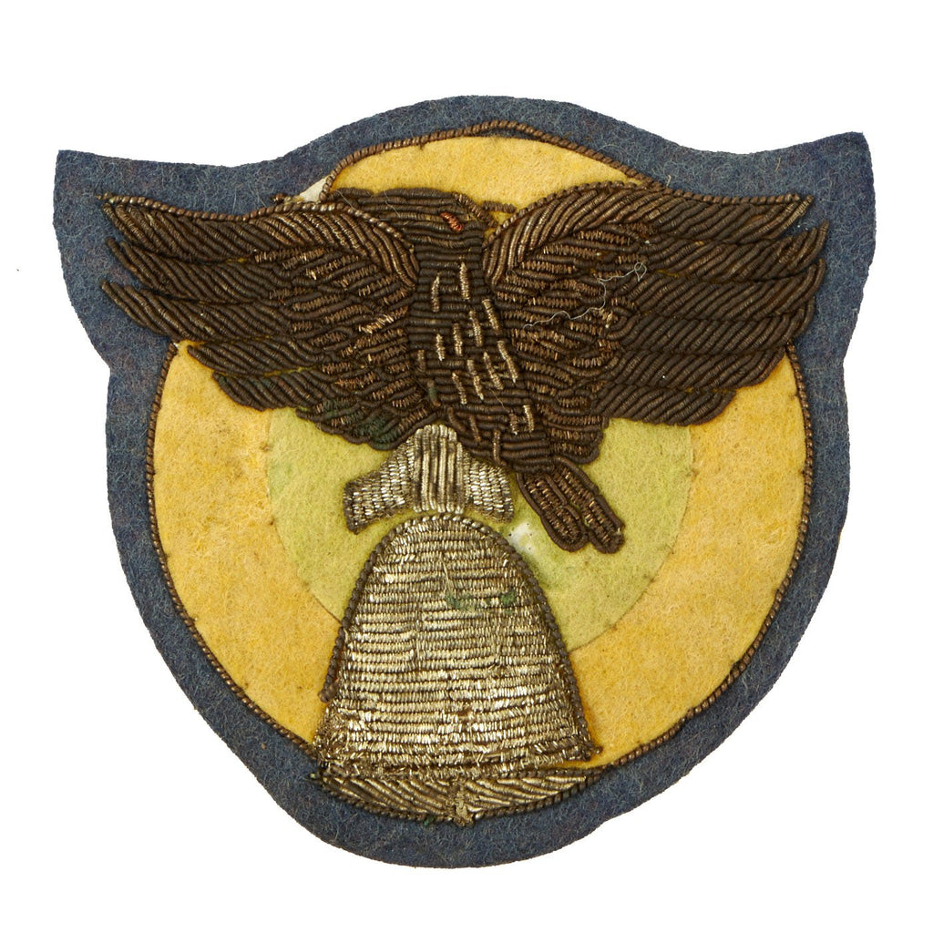 Original U.S. WWII 8th Bombardment Squadron Japanese Made Bullion Thread Embroidered Patch Original Items