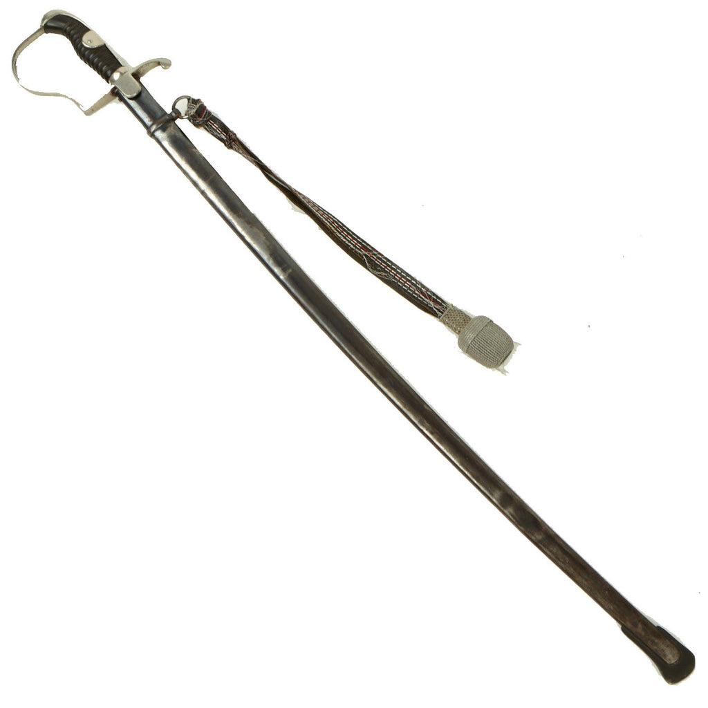 Original German Post-WWI Weimar Period Army NCO Dove's Head Sword with Scabbard & Troddel Original Items