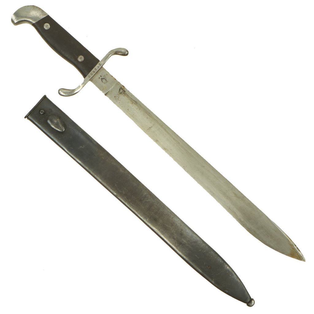 Original Argentine Model 1909 Artillery Short Sword with Scabbard - Intact Crest Original Items