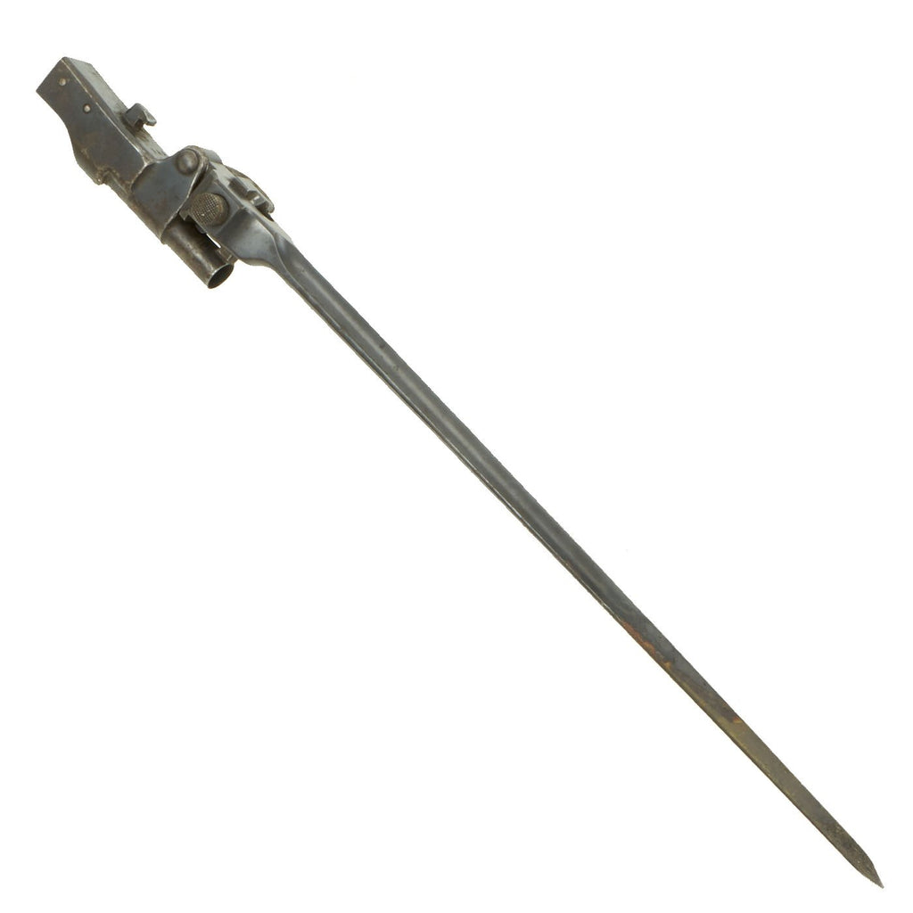 Original Japanese WWII Type 44 Cavalry Carbine 1st Pattern Folding Bayonet & Nose Cap with Screws Original Items