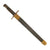 Original Italian WWII M1891 Carcano - Mannlicher Rifle Bayonet with Leather Scabbard Original Items