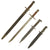 Original Lot of Bayonets with Scabbards - Various Countries - Set of 4 Original Items
