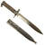 Original Lot of Bayonets with Scabbards - Various Countries - Set of 4 Original Items
