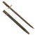 Original Lot of Bayonets with Scabbards - Various Countries - Set of 4 Original Items