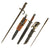 Original Lot of Bayonets with Scabbards - Various Countries 5 Original Items