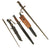 Original Lot of Bayonets with Scabbards - Various Countries 5 Original Items