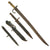 Original Lot of Bayonets with Scabbards - Various Countries 6 Original Items
