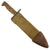 Original U.S. WWI Model 1917 Bolo Knife by Plumb Philadelphia with Damaged Canvas Scabbard - dated 1918 Original Items