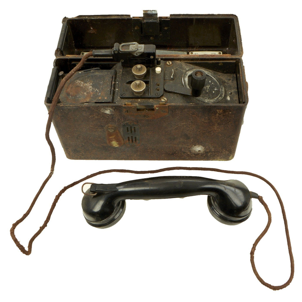 Original German WWII 1941 Model FF33 Field Telephone - Feldfernsprecher 33 Original Items