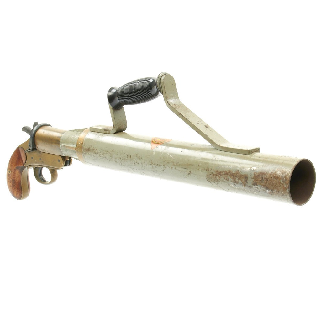Original British WWII Schermuly Pistol Rocket Apparatus Rescue Line Thrower Original Items