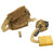 Original U.S. WWI Named M1917 SBR Gas Mask with Carry Bag Set Original Items