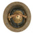 Original U.S. WWI M1917 7th Infantry Division Doughboy Helmet - Original Paint and Liner Original Items