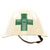 Original WWII Danish Model 1923 Medic Helmet - Green Cross Original Items
