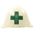 Original WWII Danish Model 1923 Medic Helmet - Green Cross Original Items