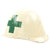 Original WWII Danish Model 1923 Medic Helmet - Green Cross Original Items