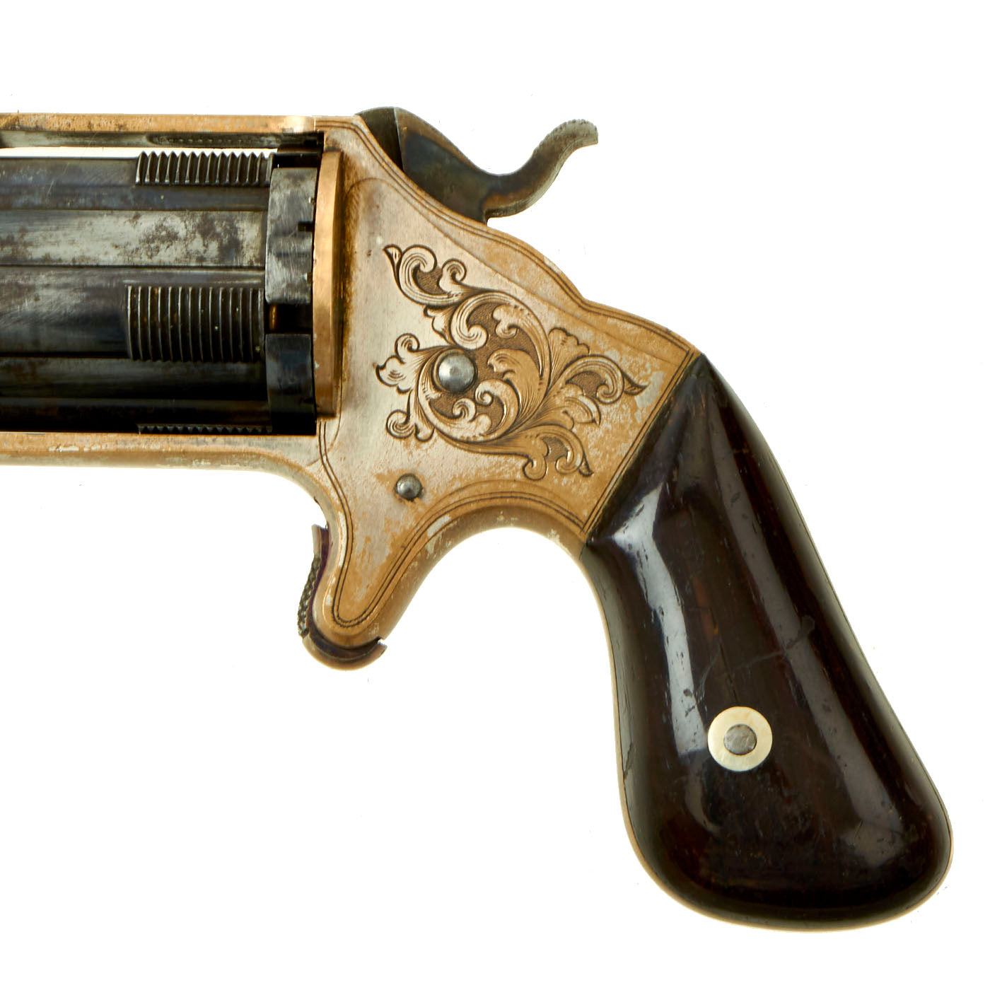 Original U.S. Civil War Slocum’s Patent “Side-Loading” .32 Revolver wi ...