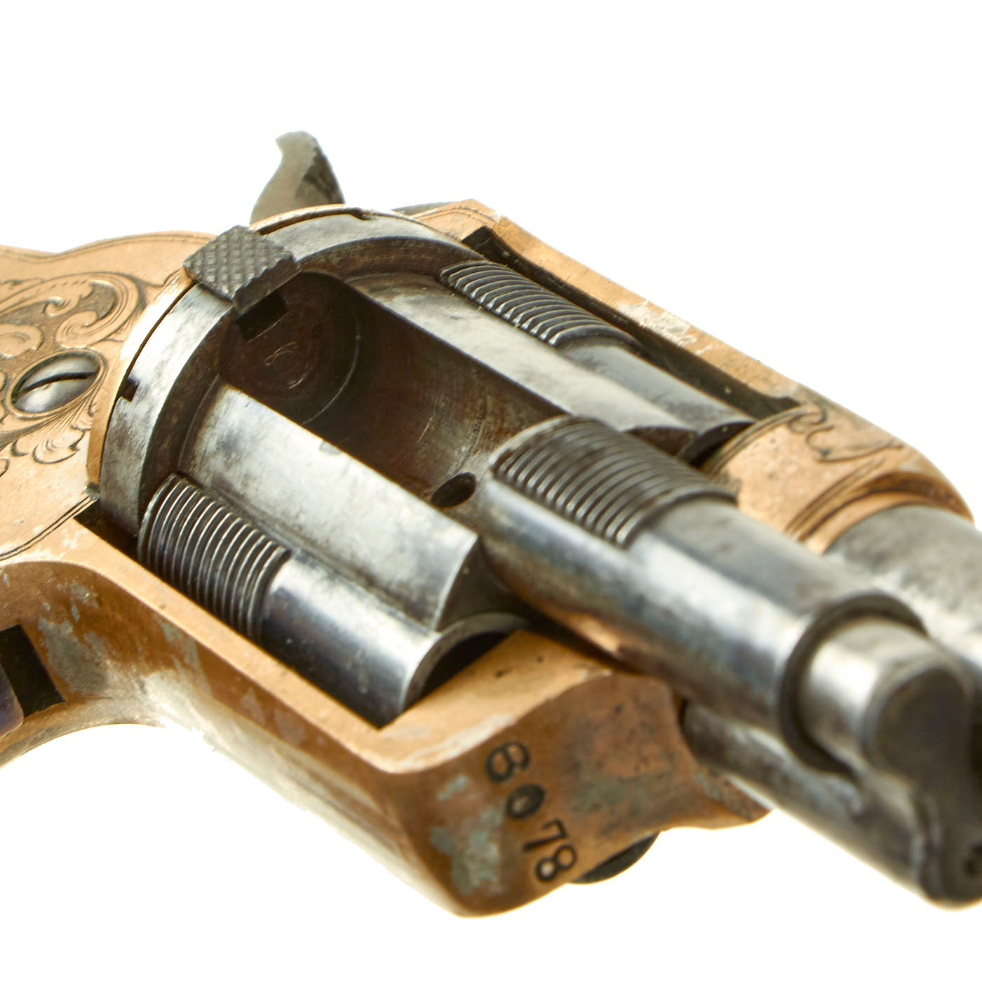 Original U.S. Civil War Slocum’s Patent “Side-Loading” .32 Revolver wi ...