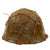 Original Japanese WWII Army Netted Type 92 Tetsubo Combat Helmet with Liner and Chinstrap Original Items