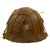Original Japanese WWII Army Netted Type 92 Tetsubo Combat Helmet with Liner and Chinstrap Original Items