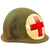 Original U.S. Vietnam War Era Ingersoll M1 “Medic” Helmet Shell - Post War Repaint Original Items
