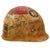 Original U.S. WWII 69th Infantry Division Painted Personalized Painted M1 Helmet Liner with Rank Original Items