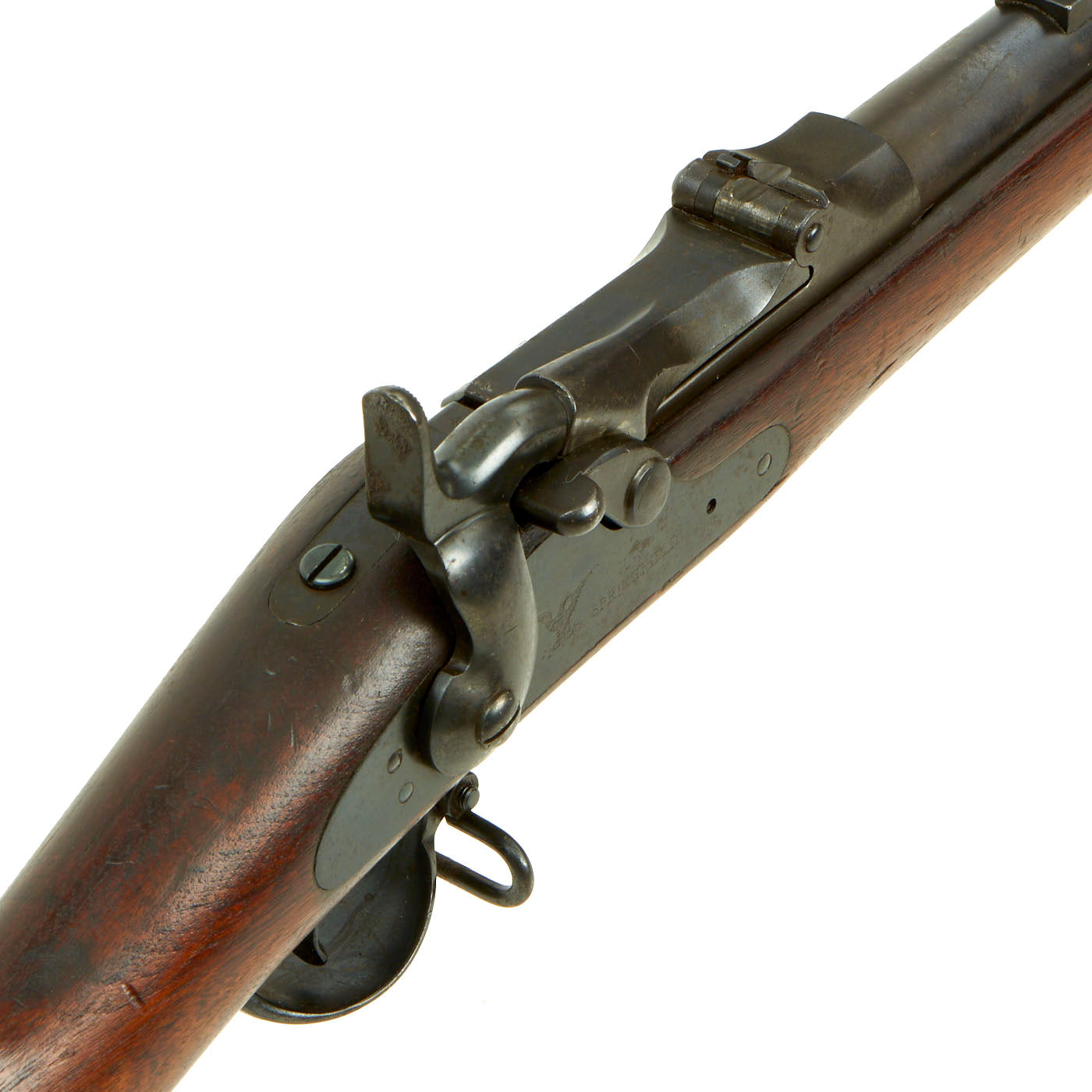 Original U.S. Springfield Trapdoor Model 1884 Rifle with Standard Ram ...
