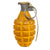 Original U.S. WWII Inert MkII Yellow Early War High Explosive Pineapple Grenade with M10A3 Fuze Original Items