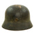 Original German WWII USGI Decorated Named Luftwaffe M35 Single Steel Helmet - Covered 2nd Decal - 64cm Shell Original Items