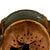 Original German WWII USGI Decorated Named Luftwaffe M35 Single Steel Helmet - Covered 2nd Decal - 64cm Shell Original Items