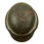 Original German WWII M42 Single Decal Army Heer Helmet with Liner & Chinstrap - stamped ET62 Original Items