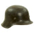 Original German WWII M42 Single Decal Army Heer Helmet with Liner & Chinstrap - stamped ET62 Original Items
