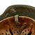 Original German WWII M42 Single Decal Army Heer Helmet with Liner & Chinstrap - stamped ET62 Original Items
