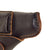Original German WWII Walther P38 Black Pebble Grain Softshell Holster by Hans Römer - dated 1944 Original Items