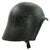 Original Iraqi Fedayeen Helmet with Intact Saddam Badge, Liner & Chinstrap - Operation Iraqi Freedom Bringback OIF Original Items